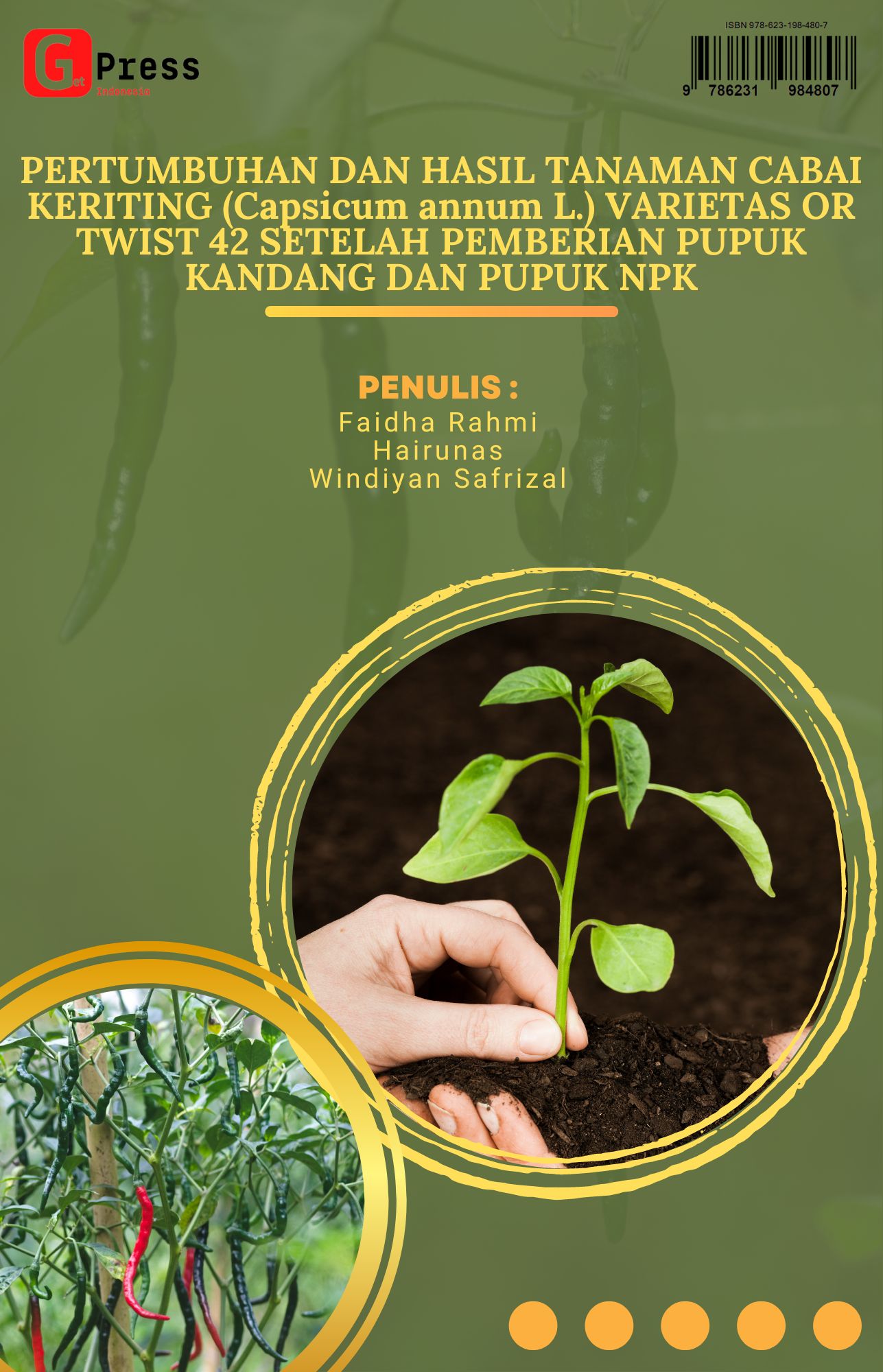 Pertumbuhan Dan Hasil Tanaman Cabai Keriting (Capsicum Annum L.) Varietas Or Twist 42 Setelah Pemberian Pupuk Kandang Dan Pupuk Npk
